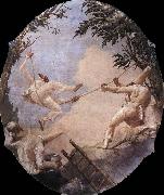 TIEPOLO, Giovanni Domenico The Swing of Pulcinella oil painting artist